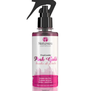 finalizador pink gold spray 200ml – brillo, protección y antifrizz