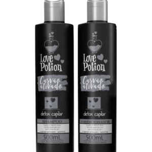 kit home care carbón activado 500ml – shampoo + acondicionador