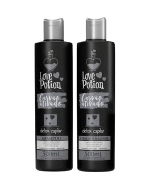 kit home care carbón activado 500ml – shampoo + acondicionador