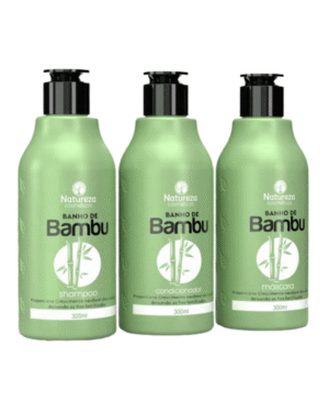 kKit Home Care Bambú 300ML – Shampoo + Acondicionador + Máscara