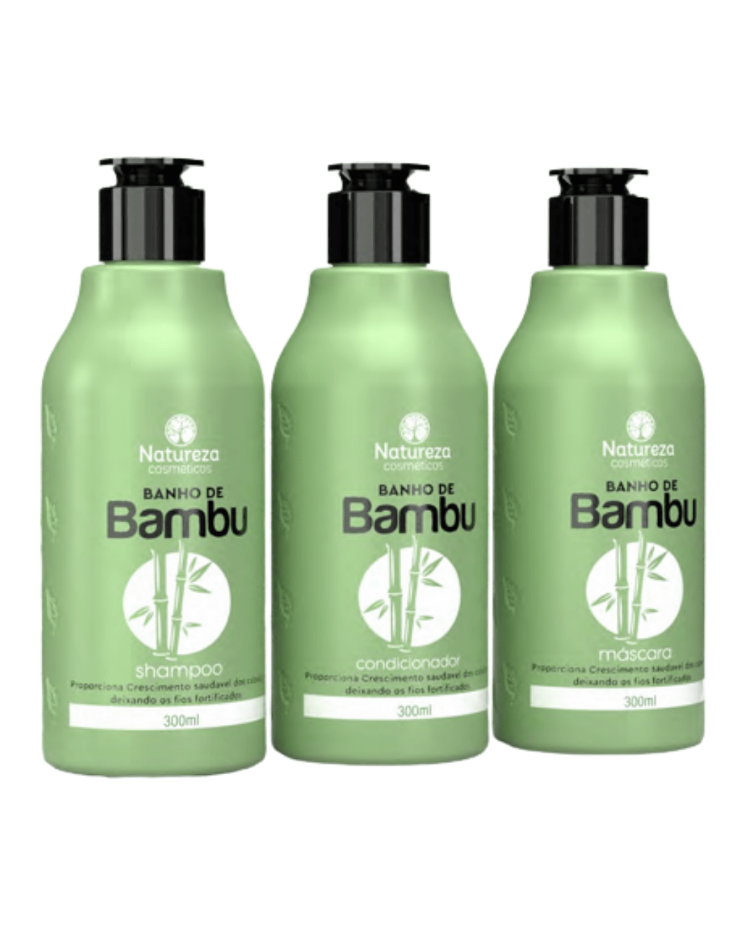 Kit Home Care Bambú 300ML – Shampoo + Acondicionador + Máscara kKit Home Care Bambú 300ML – Shampoo + Acondicionador + Máscara