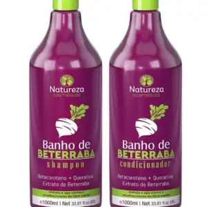 kit beterraba 1l – 2 pasos: shampoo + acondicionador