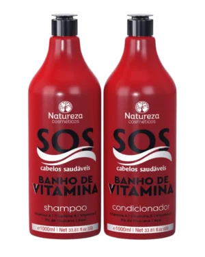 kit sos 1l – 2 pasos: shampoo + acondicionador