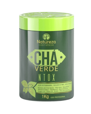 botox capilar ntox té verde 1kg – control de frizz y reestructuración natureza cosméticos