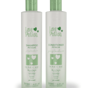 kit home care pistacho 500ml – shampoo + acondicionador love potion