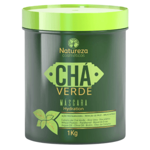 máscara chá verde 1kg natureza cosméticos
