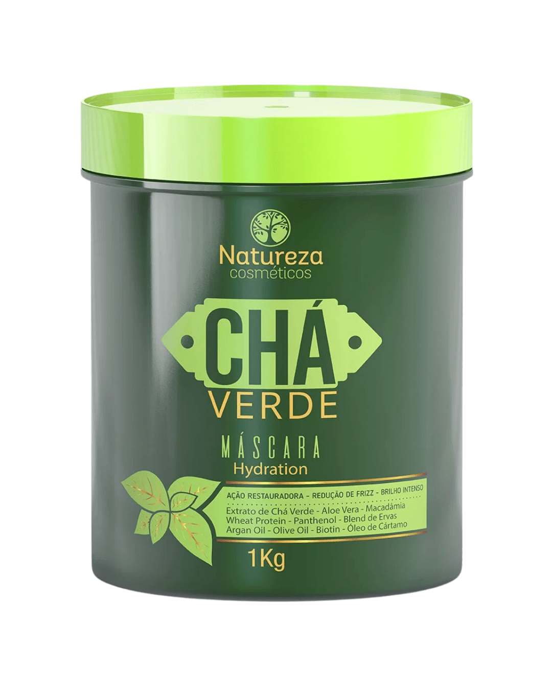 máscara chá verde 1kg natureza cosméticos máscara chá verde 1kg natureza cosméticos