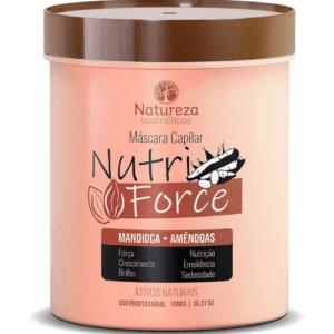 máscara nutri force 1kg natureza cosméticos