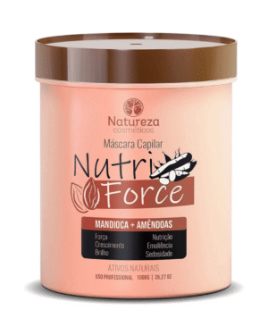 máscara nutri force 1kg natureza cosméticos